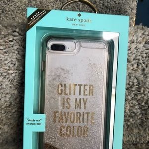 Kate spade iPhone 7plus clear case